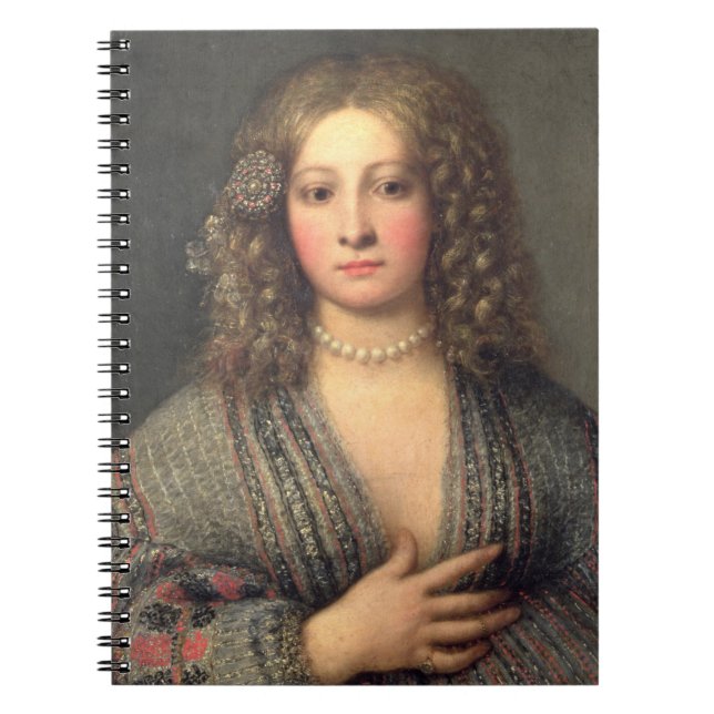 Cuaderno Una cortesana (aceite en lona) (Frente)