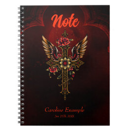 Cuaderno Una cruz elegante