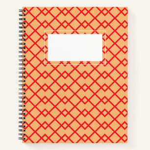 Cuaderno Una cuadrícula roja
