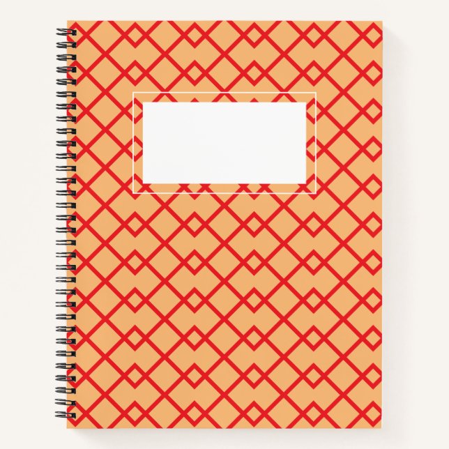 Cuaderno Una cuadrícula roja (Anverso)