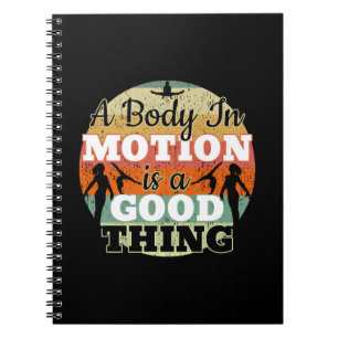 Cuaderno Una cuerpo en movimiento - Mentalidad de gimnasia 