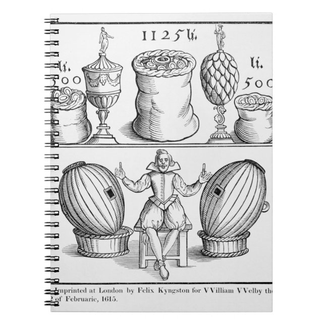 Cuaderno Una declaración que fija la fecha del dibujo (Frente)