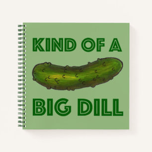 Cuaderno Una especie de "Big Dill" (Acuerdo) Green Kosher P