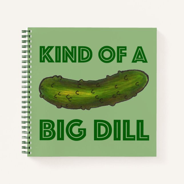Cuaderno Una especie de "Big Dill" (Acuerdo) Green Kosher P (Anverso)