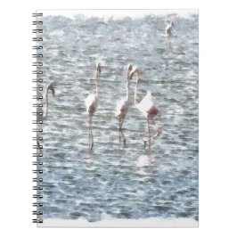 Cuaderno Una Flamboyante Patata De Flamingos
