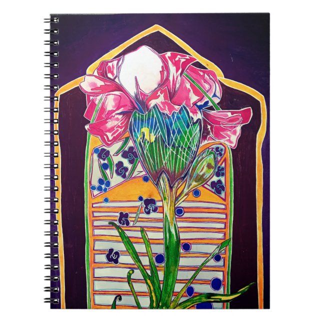 Cuaderno Una flor enmarcada (Frente)