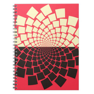 Cuaderno Una flor estilizada que emerge del agua, o una flo