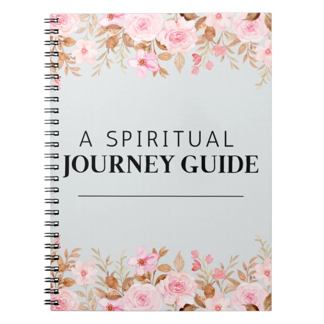 Cuaderno Una guía de viaje espiritual. (Frente)
