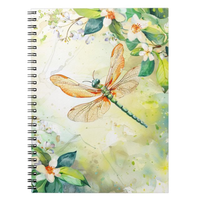 Cuaderno Una libélula de primavera (Frente)