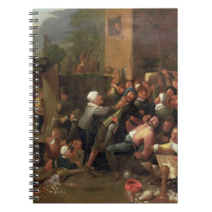 Cuaderno Una lucha fuera de una taberna
