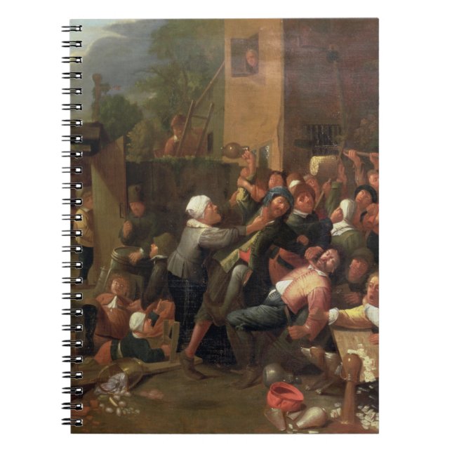 Cuaderno Una lucha fuera de una taberna (Frente)