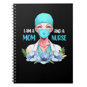 Cuaderno Una mamá y una enfermera mejor enfermera mamá gráf