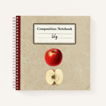 Una manzana roja y una composición semipersonaliza