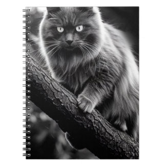 Cuaderno Una Mirada Alarmante De Un Gato Nocturno