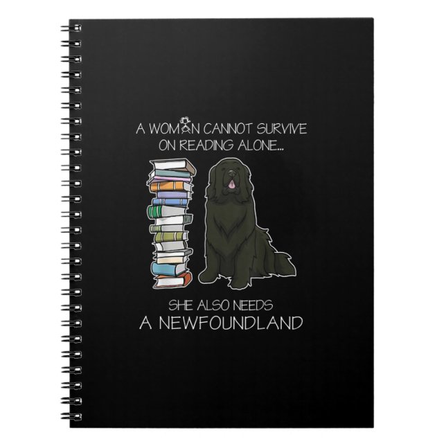 Cuaderno Una mujer no puede sobrevivir leyendo sola Terrano (Frente)