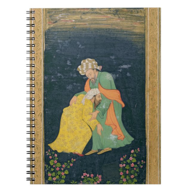 Cuaderno Una mulá que arquea abajo a un hombre en el (Frente)