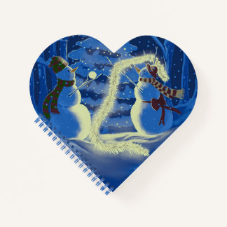 Cuaderno Una Navidad de muñeco de nieve