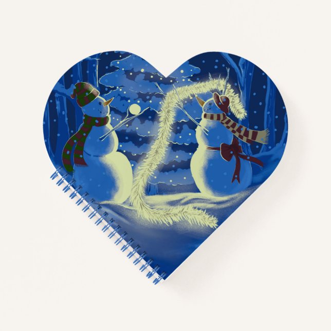 Cuaderno Una Navidad de muñeco de nieve (Anverso)
