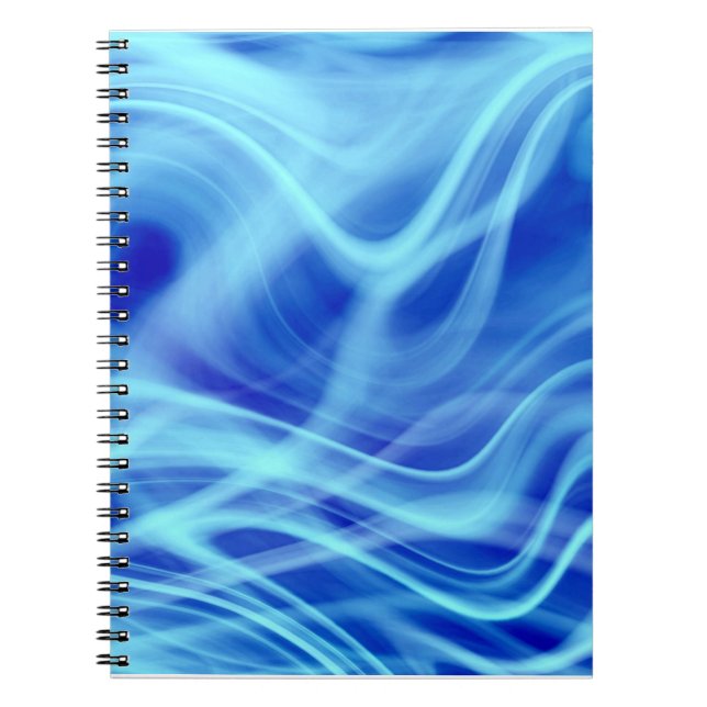 Cuaderno Una niebla azul mística (Frente)