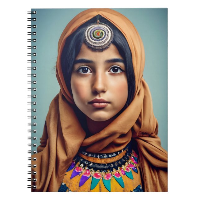 Cuaderno Una niña yemení de Yemen (Frente)