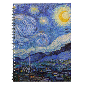 Cuaderno Una noche estrellada: Saint Remy por Vincent Van G