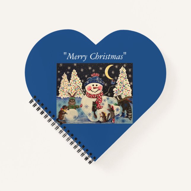 Cuaderno "Una noche mágica en la nieve" (Anverso)