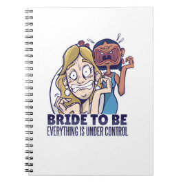 Cuaderno Una Novia Graciosa Para Que Todo Esté Bajo Control