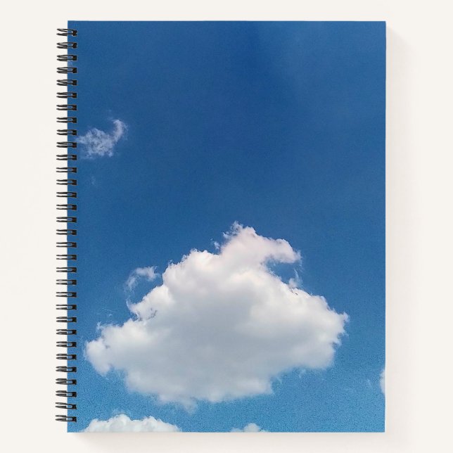 Cuaderno Una nube simple (Anverso)