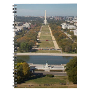 Cuaderno Una opinión del paisaje del Washington DC