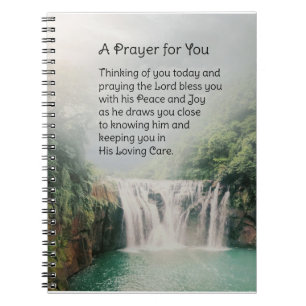 Cuaderno Una Oración Por Tu Hermosa Cascada Natural