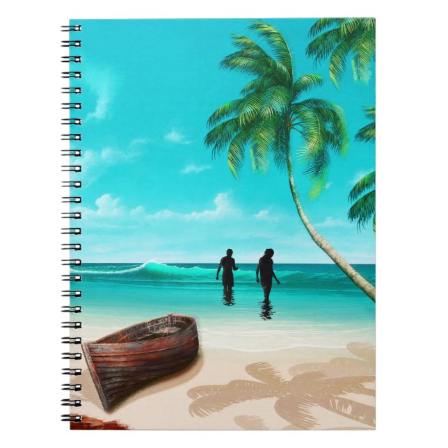 Cuaderno Una pareja en una isla desierta (Frente)