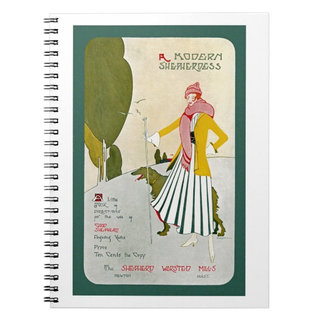 Cuaderno Una pastora moderna (Frente)