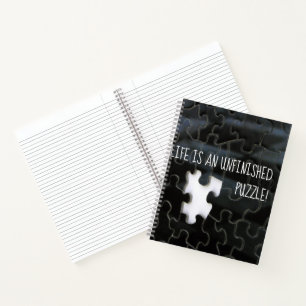 Cuaderno Una pieza que falta: fotografías en blanco y negr