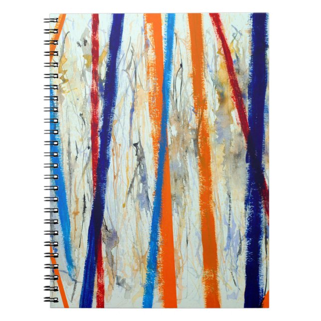 Cuaderno una pintura abstracta (Frente)