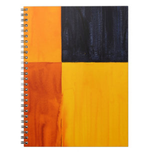 Cuaderno Una pintura abstracta minimalista; bloques textura