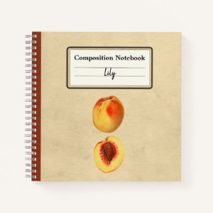 Cuaderno Una pintura amarilla y una composición media perso