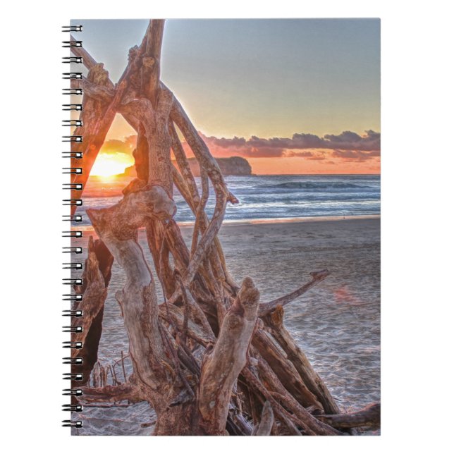 Cuaderno Una salida del sol del Driftwood (Frente)