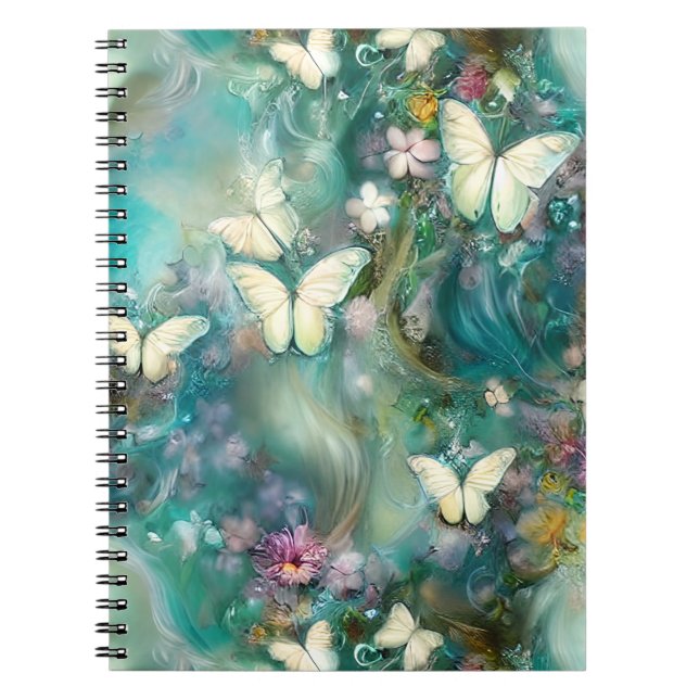 Cuaderno Una serie de mariposas místicas Diseño 3 (Frente)