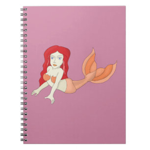 Cuaderno Una sirena pelirroja