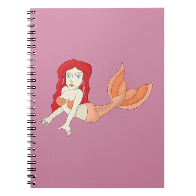 Cuaderno Una sirena pelirroja (Frente)