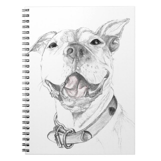 Cuaderno Una sonrisa de Pit Bull (Frente)