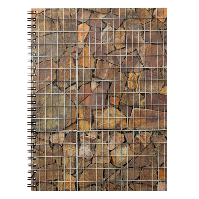 Cuaderno Una textura de pared de ladrillo grueso como abstr (Frente)