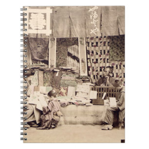 Cuaderno Una tienda japonesa del paño, c.1890 (phot