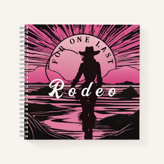 Cuaderno Una última rodeo de soltera (Anverso)