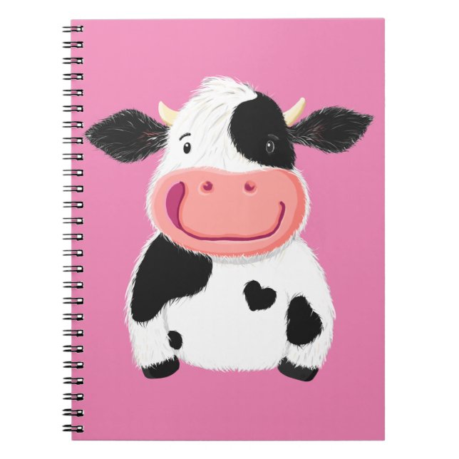 Cuaderno Una vaca lechera feliz (Frente)