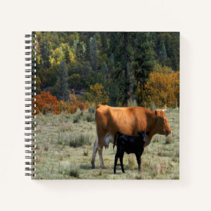 Cuaderno Una vaca y su ternera...