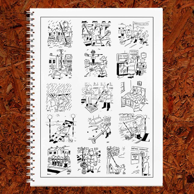 Cuaderno Una variedad de graciosos personajes de la pop Per (Subido por el creador)