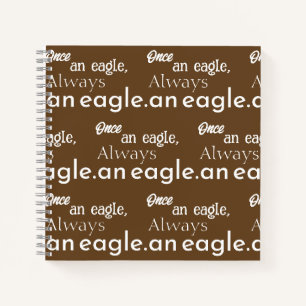 Cuaderno Una vez águila, siempre águila. Arte inspirador