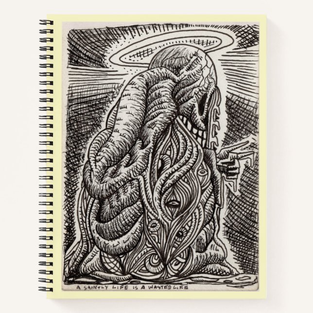 Cuaderno Una vida santa es una vida desperdiciada (Anverso)