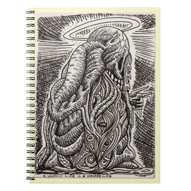 Cuaderno Una vida santa es una vida desperdiciada (Frente)
